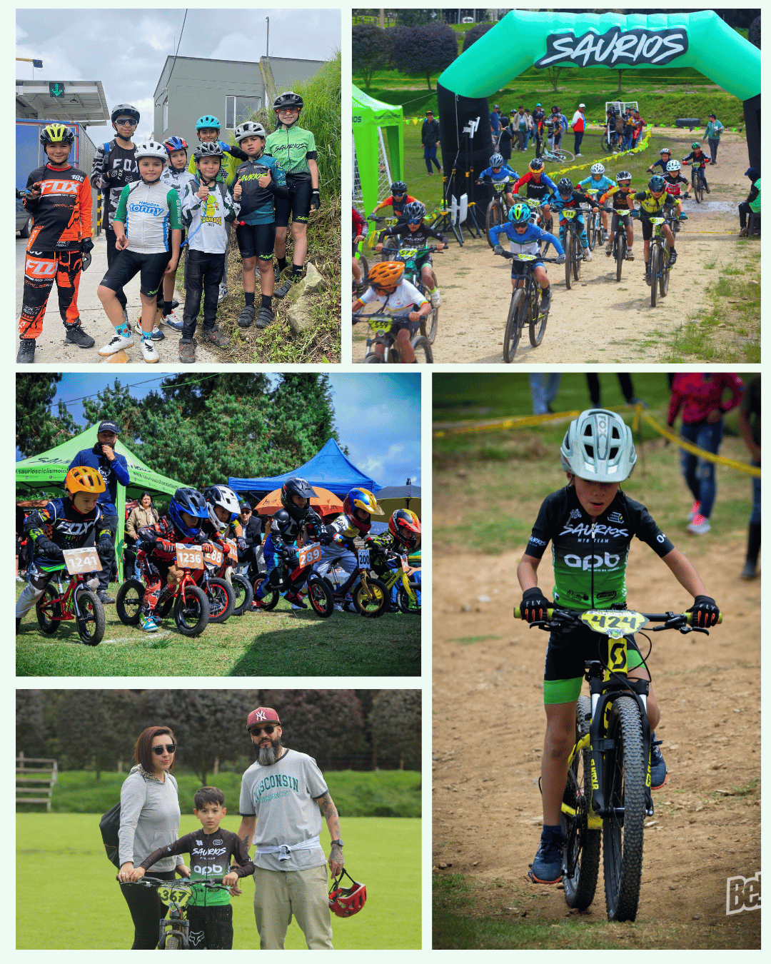 Escuela de ciclismo para niños y niñas